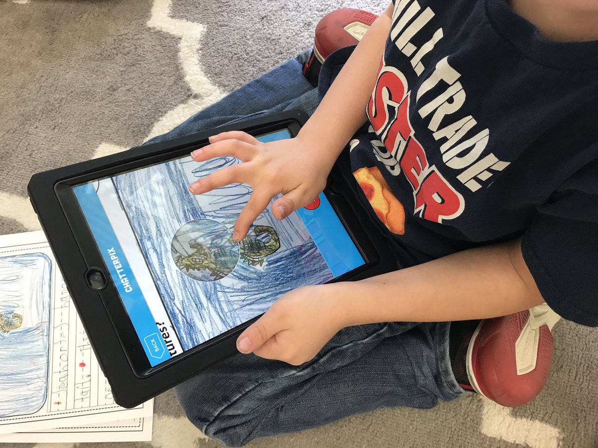 MrsMcEntee's tweet photo. The McEntee Mateys used ChatterPix to bring their informative writing on seahorses to life!! They were so proud to add their video from ChatterPix to their digital portfolios! #CCSDLD19 #proudteacher #litnccs #DLDay @ChatterPixIt @ClassDojo @GlendaleRocks https://t.co/1uvmLzJKDm