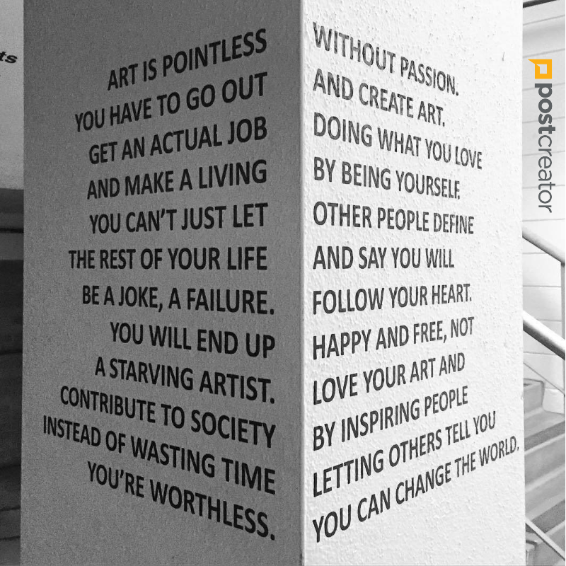 postcreator's tweet image. To quote #JoniMitchell, I've looked at life from both sides now.

#artispointless
#postcreator
#bothsidesnow