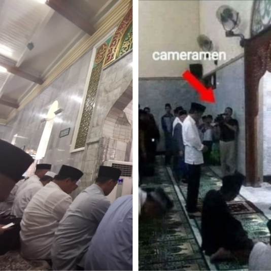 AchmatNurhuda's tweet photo. Sudah Jelas Kan? Siapa yang Kemasjid hanya untuk syuting dan untuk ibadah????

#JumatanBarengPrabowo
#JumatanBarengPrabowo https://t.co/NM2L5lp53Q