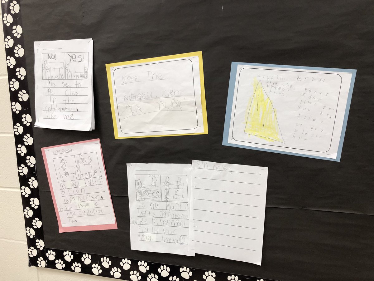 MissMerryfield's tweet photo. Making the world better through writing! #HatfieldElem @RachelLawsontx https://t.co/oGBdHdASuv
