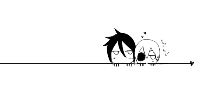 先生のサインカードのちびキャラかかかぁああわいい～(;//́Д/̀/)'`ァ'`ァ
ちびキャラも大好きマン♥思わず描いてしまった～ 
