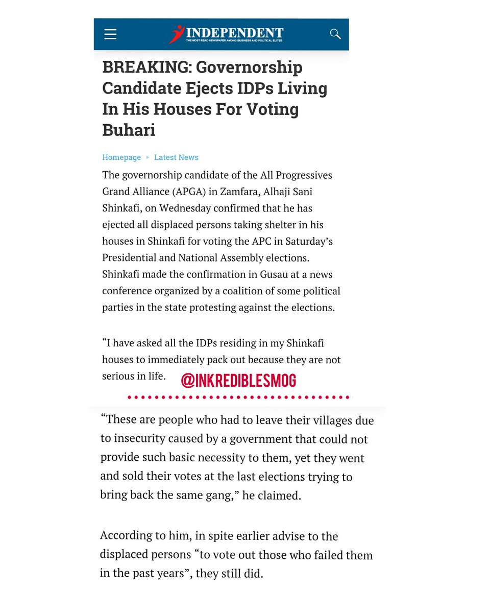 VictorTerhemba's tweet image. PIC 1: He asked all the IDPS living in house to leave for Voting @MBuhari

PIC 2: He lost his job for voting Buhari.

#NextLevelConfirmed for these ones already 😂😂😂😂😂