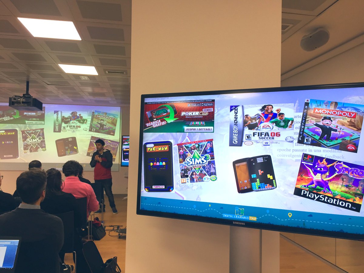 SoniaCasaro's tweet photo. Al via in @timwcap #Milano la prima tappa del #DigitalLearningTour di @mosaicolearning con @FabioViola che parla di #gamification! #mosaicoelearning #startup https://t.co/mdVG9l8UE1