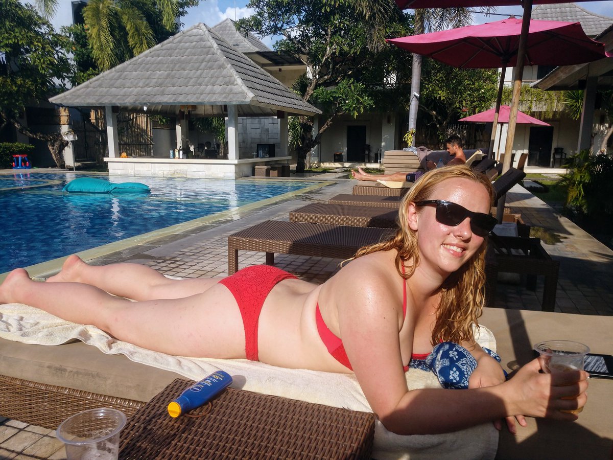 leescarter's tweet image. Absolutely not regretting drunkenly booking a flight to Bali a few days ago.