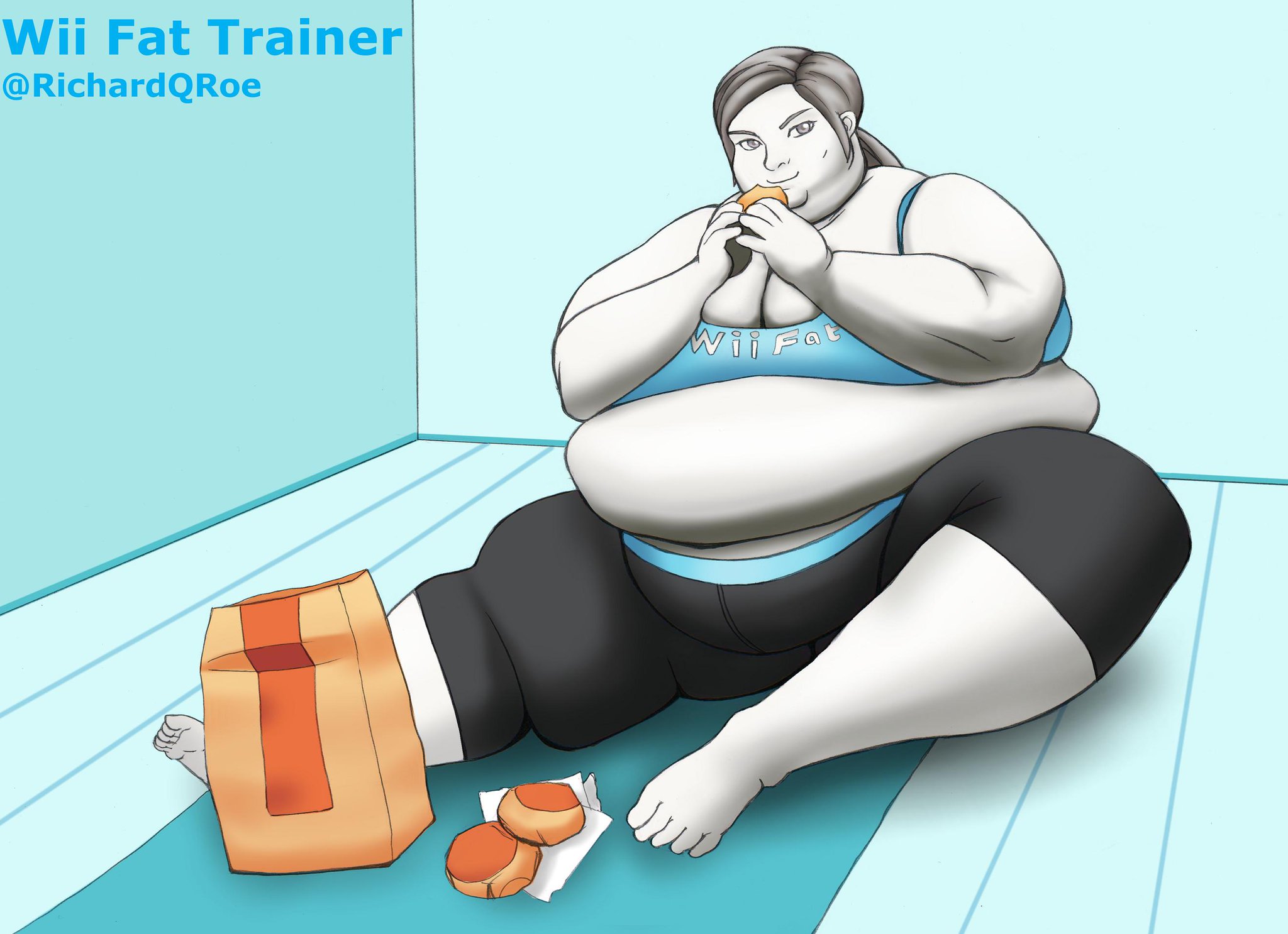 RichardQ on Twitter: "Wii Fat Trainer!!!Wii Fit trainer weight gain se...