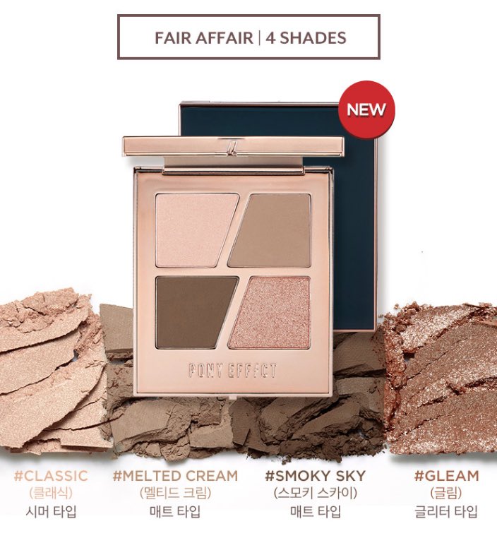 offsitenow's tweet image. [PRE-ORDER] #PonyEffect Concepture Eyes Quad 

สองสีใหม่ #FeelSoGood #FairAffair  

— 900 บาท (ปกติ 32,000 won) 

🤳🏻 สั่งผ่าน LINE (@)offsite.now 
🗓 วันนี้ - 5 เมษายน สินค้ามีจํานวนจํากัด 
📦 ปลายเม.ย.