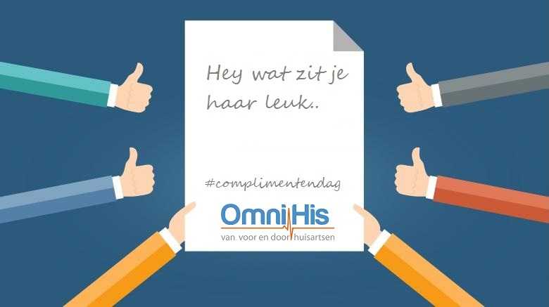 ‘’A compliment a day keeps the doctor away’’
Namens OmniHis wensen wij jullie een fijne complimentendag!
#complimentendag2019 #complimentday2019 #his #omnihis #1march
