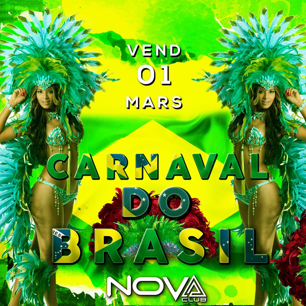 novaclub45's tweet photo. CARNAVAL DO BRASIL - CE SOIR
ENTRÉE GRATUITE POUR TOUS AVANT 01:00 !
ON VOUS ENMÈNE À RIO LE TEMPS D’UNE SOIRÉE ?
#NVCLB #RIO #CARNAVAL https://t.co/mBQZcmBEHg