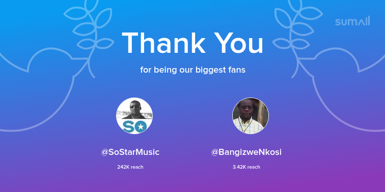 CADEDentalEd's tweet photo. Our biggest fans this week: @SoStarMusic, @BangizweNkosi. Thank you! via https://t.co/4I2Mt4sFmv https://t.co/xKGDFTyB7b