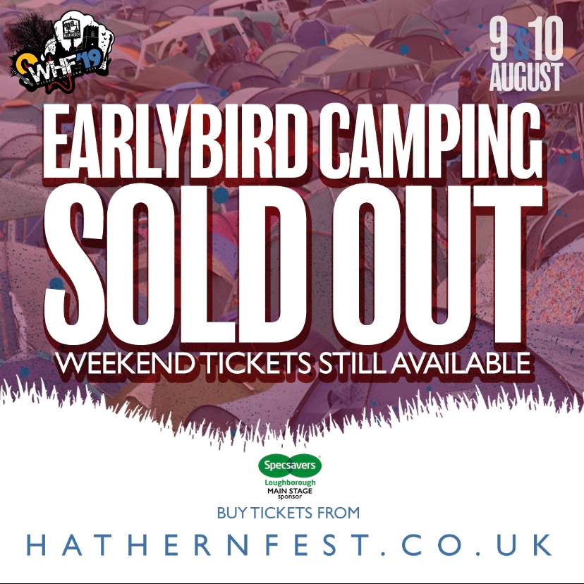 *BREAKING*

Earlybird Camping is SOLD OUT!
Weekend passes remain available on Earlybird at pos.li/2bafvw