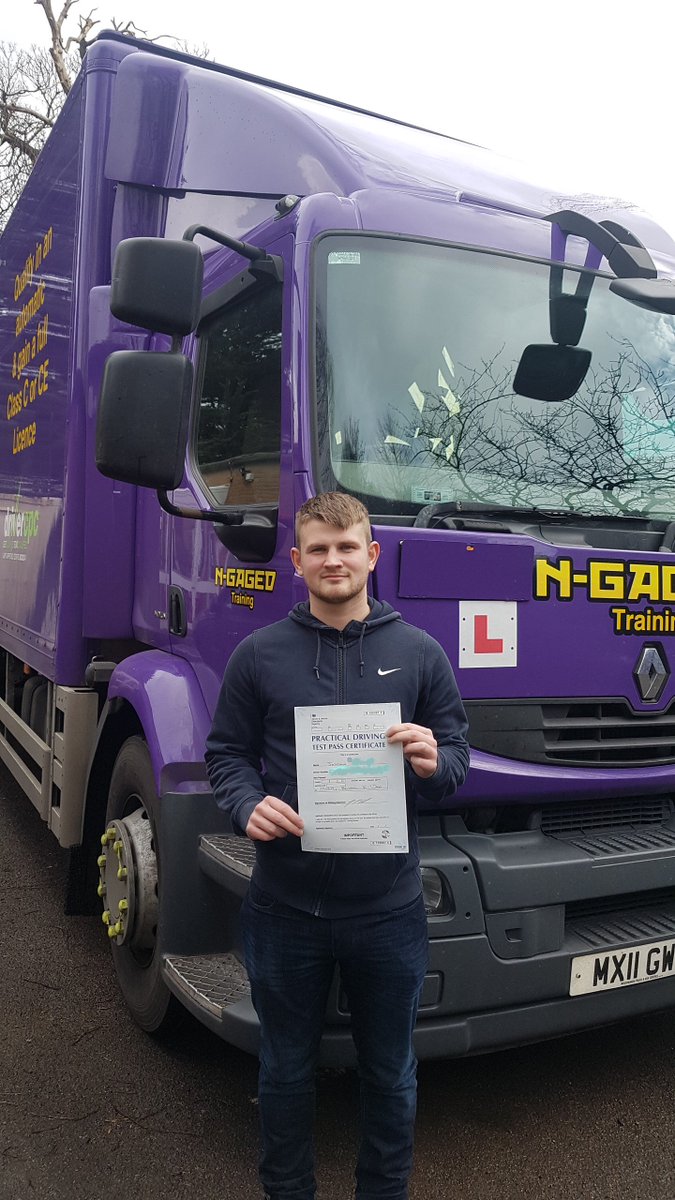 NGagedTraining's tweet image. Congratulations to Jordan on passing his Cat.C LGV driving test today.

Well done Jordan!

#LogisitcsTraining #Passed