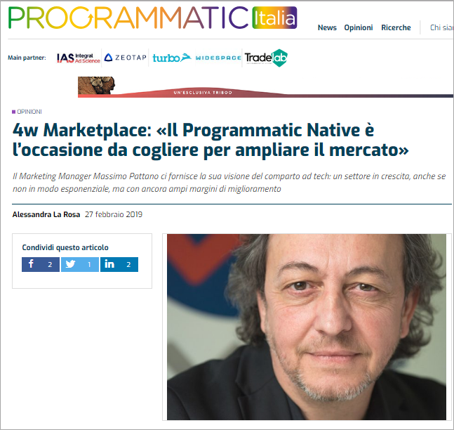 Native in Programmatico, l'occasione da cogliere per ampliare il mercato. <a href="/MaxPattano/">Max</a> per #ProgrammaticItalia 
4wmarketplace.com/il-programmati…