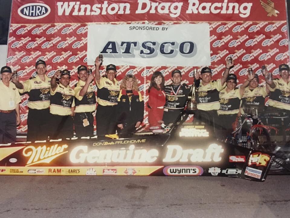 InNhra's tweet photo. In only his second start in Top Fuel @Dixontopfuel picked up the first Wally of his career @RaceWildHorse in 1995 #InNhra #InDragRacing https://t.co/ol9YxRqKer