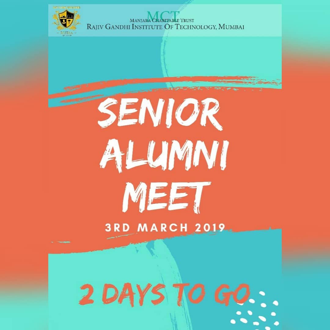 alumni_rgit's tweet image. Just 2 days to go for Grand Alumni Meet. So roll up your sleeves and be ready because there&apos;s lot more in the store. Stay tuned😊
#RGIT #alumni #meet #Vicky #Vickykaushal