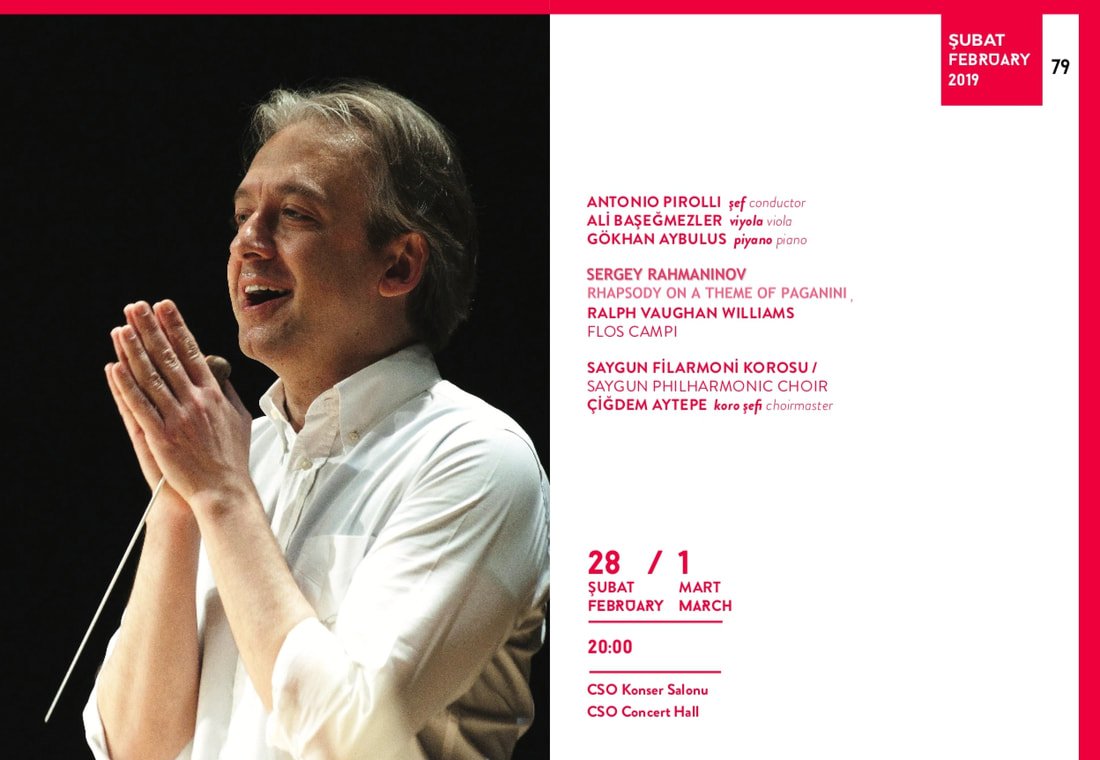 Koromuzun Ralph Vaughan Williams'ın Flos Campi adlı eserinde şef Antonio Pirolli yönetiminde solist Ali Başeğmezler (va) ve Cumhurbaşkanlığı Senfoni Orkestrasına eşlik ettiği konseri TRT Radyo-3'te canlı dinleyebilirsiniz bu  akşam 20.00'de. bit.ly/1OIB20t