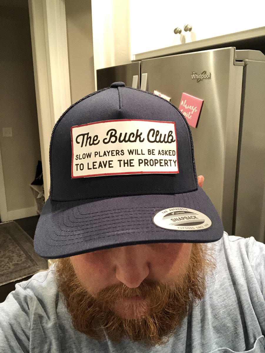 TheBuckClub's tweet image. Prototype Lid ... The Buck Club ... Slow Players Will Be Asked To Leave The Property