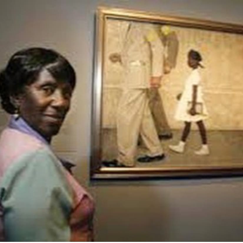 Black History Fact 28 February: Photo of Lucille Bridges, Pioneer, Activist, Courageous warrior and mother Ruby Bridges. <br />
<br />
Source: Dr. Yaba Blay via Instagram (@fiyawata) <br />
<br />
#BlackHistoryMonth2019 #blackhistorymonth
