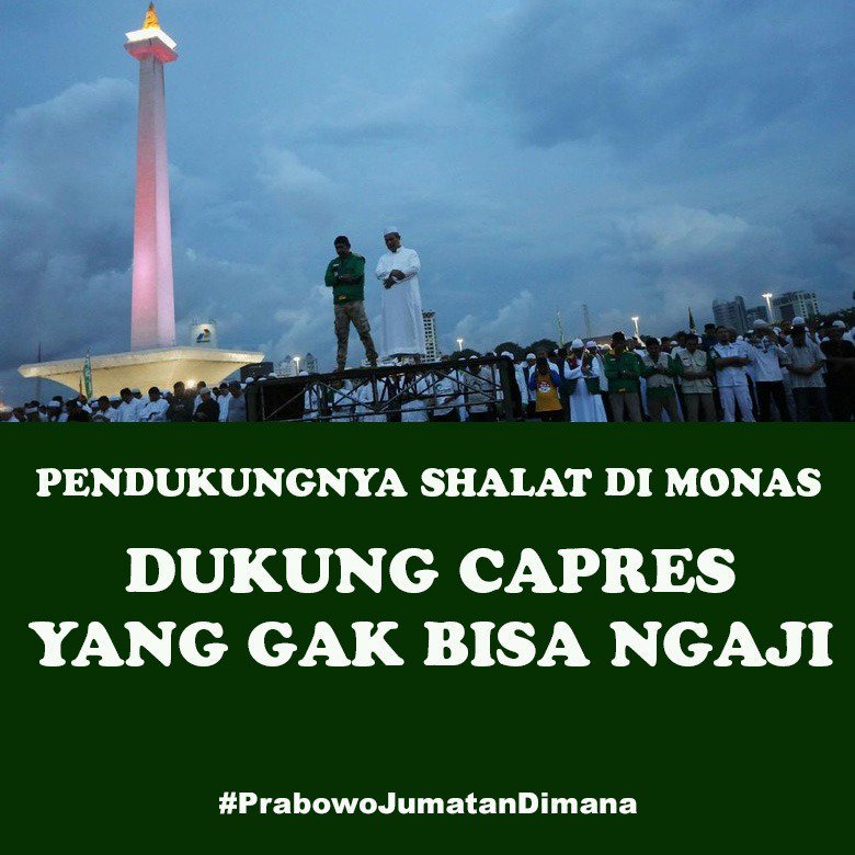 JabarSamawi's tweet photo. Mau ketawa boleh engga sih..

#PrabowoJumatanDimana https://t.co/hzoEeeWVru