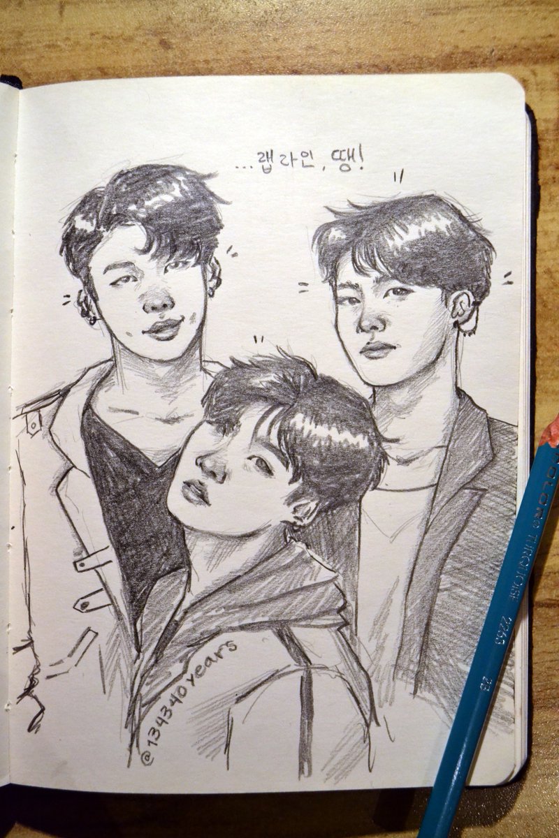 20190228 / day 59Ok but picture this. Pitch black haired rap line. Not brown, not dark blue, all black. Imagine the power. @BTS_twt