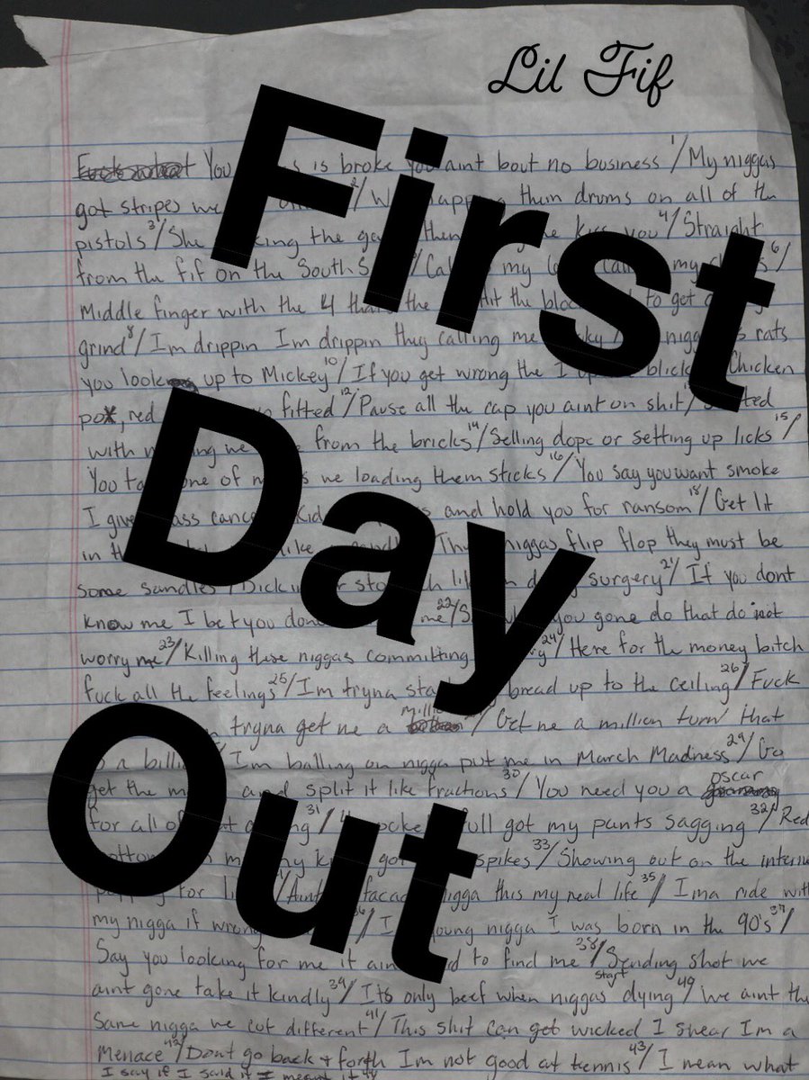1mankster's tweet photo. OUT NOW‼️ LiL FiF - First Day Out https://t.co/12qVm25WDs https://t.co/yiP4IofpYY