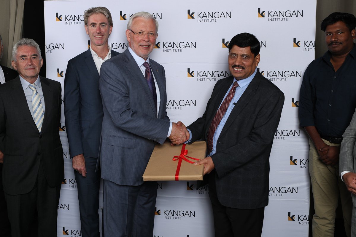 KanganInstitute's tweet image. Yesterday marked the signing of a new agreement with India's International Automobile Centre of Excellence (i-ACE) to jointly develop and offer #automotive programs at i-ACE! #proudlytafe #internationaltraining  #tafeaustralia #tafevictoria #centreofexcellence