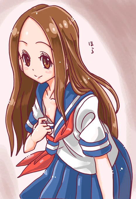 高木さんがおっぱい見せてくる 