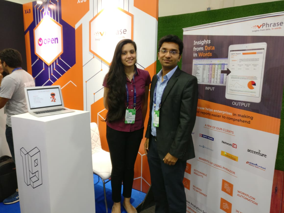 vphrase's tweet image. Our CEO, @neerav_parekh speaking on "AI for Business Intelligence" at @FintegrateZone, Mumbai.
We are exhibiting at booth no. X50. Do drop in.
#AI #BusinessIntelligence #BusinessInsights #Fintech #BFSI #Automation #Analytics #NaturalLanguageGeneration #mumbai #ais