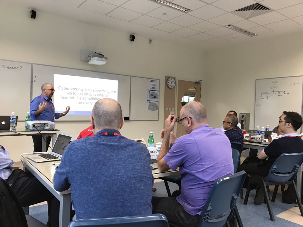 Alan Preis talking cyber security at our #EARCOS CIO meeting #socialengineeringthreats