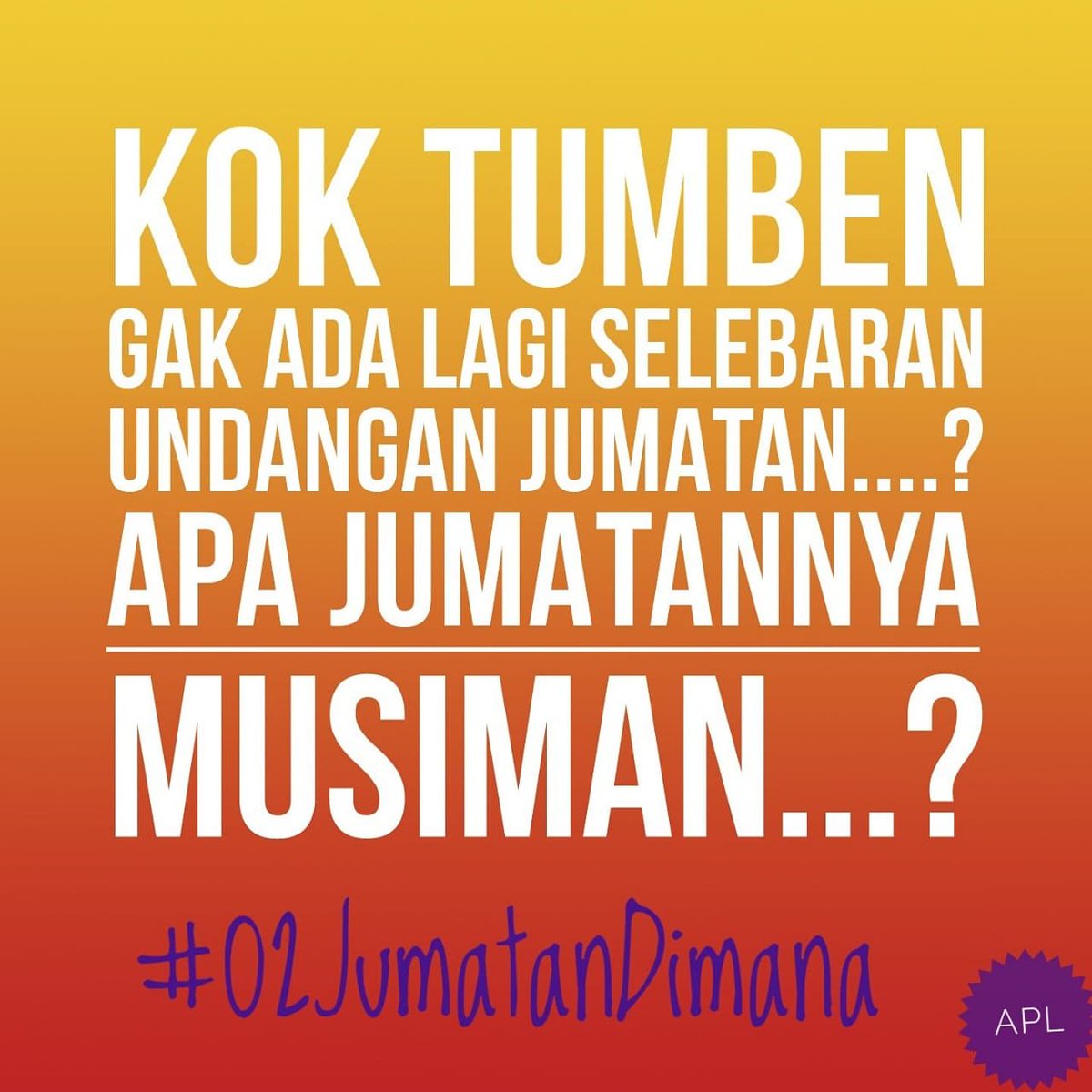 SandigaWinata's tweet photo. #Emak2Korban02 #PrabowoJumatanDimana
#KeluargaUnoDukung01 https://t.co/YGmIDDJxd6