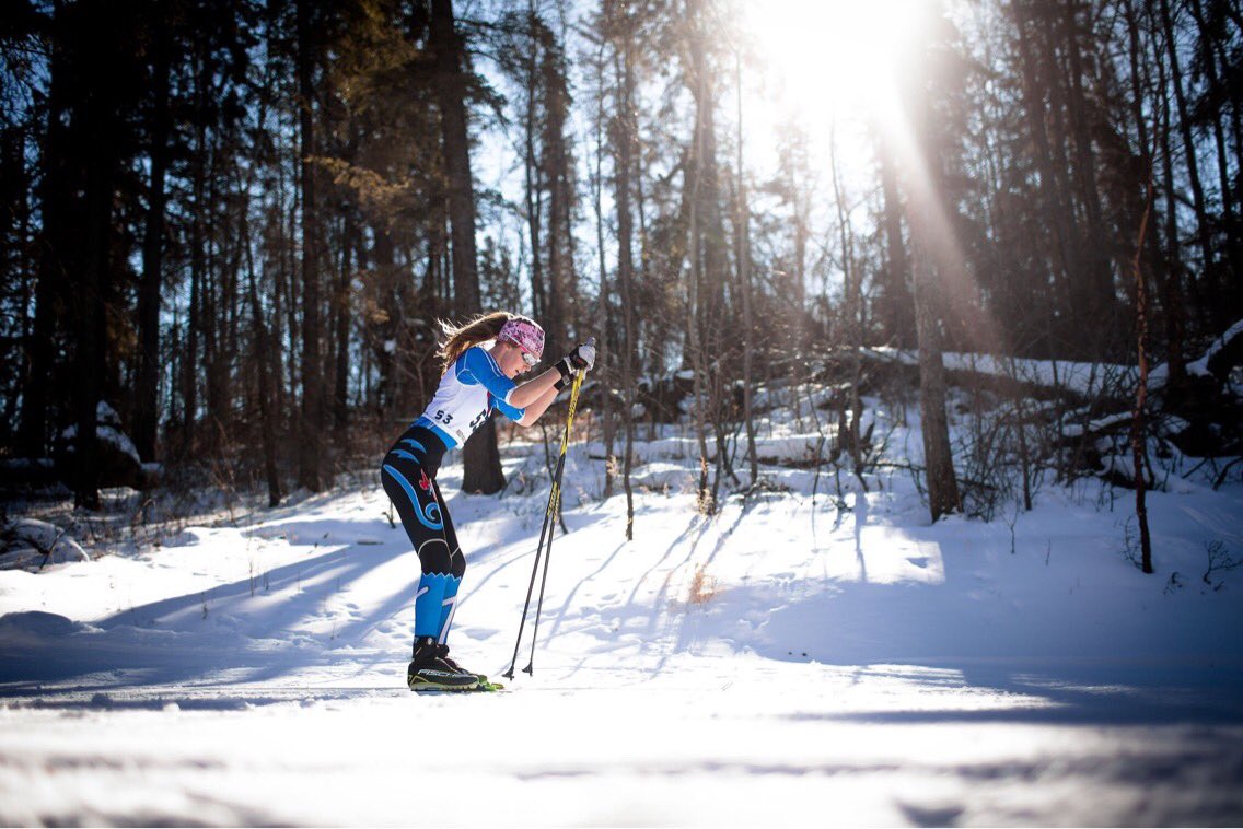 CLARE Youden in the cross country skiing oasis. It doesn’t get any better,  you can stop looking.