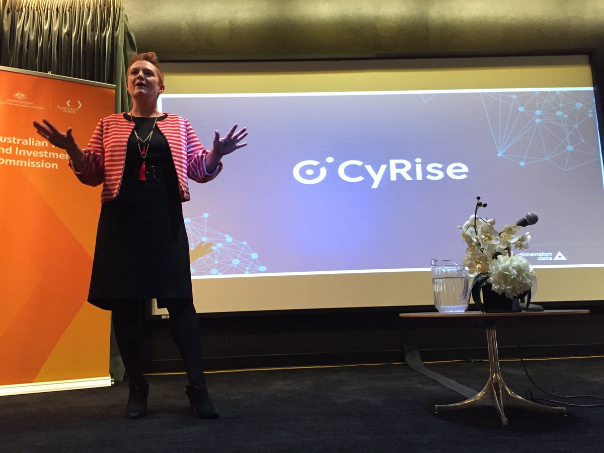 AustCyber's tweet photo. 14 #OzCyber companies pitched their products, technology &amp; solutions to Australian Global Supply Chain Program members today as part of our Cyber Capability Showcase in #WashingtonDC #OzCyberinUSA2019 @AustradeUSA @AustradeUSA @cyriseco @securestackco @Senetas @cogsystems https://t.co/mh5NK7eNcc