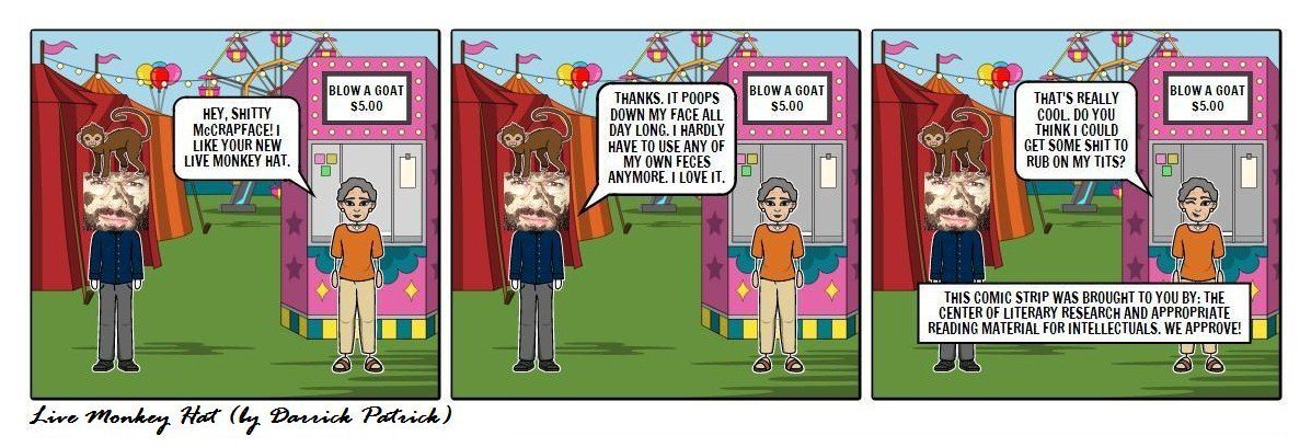 DigiPanelComix's tweet image. Live Monkey Hat (by Darrick Patrick)