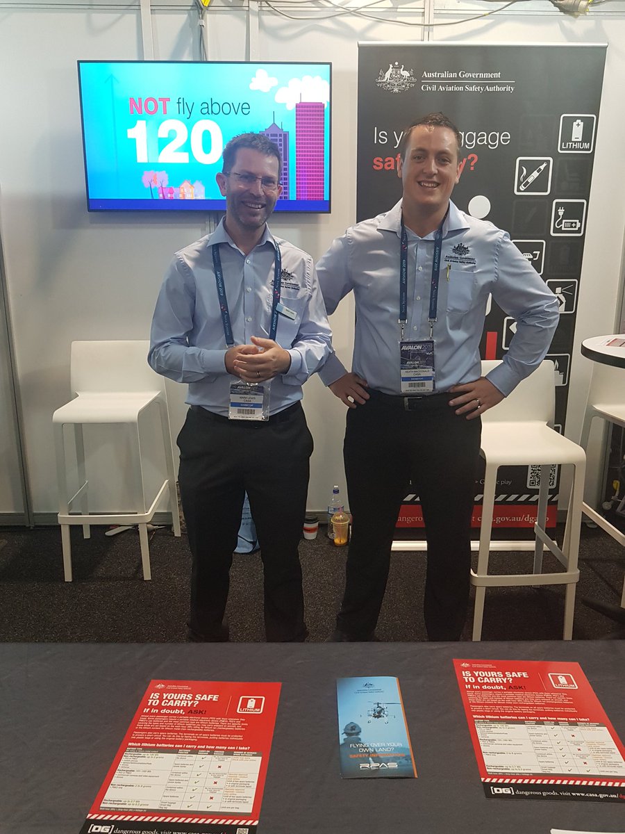 CASABriefing's tweet image. Don't forget to drop by the @Avalon_2019 #DroneZone to chat to our RPAS team.

They'll be on the stand until 6pm tonight and the rest of this weekend. #avsafety #avgeek