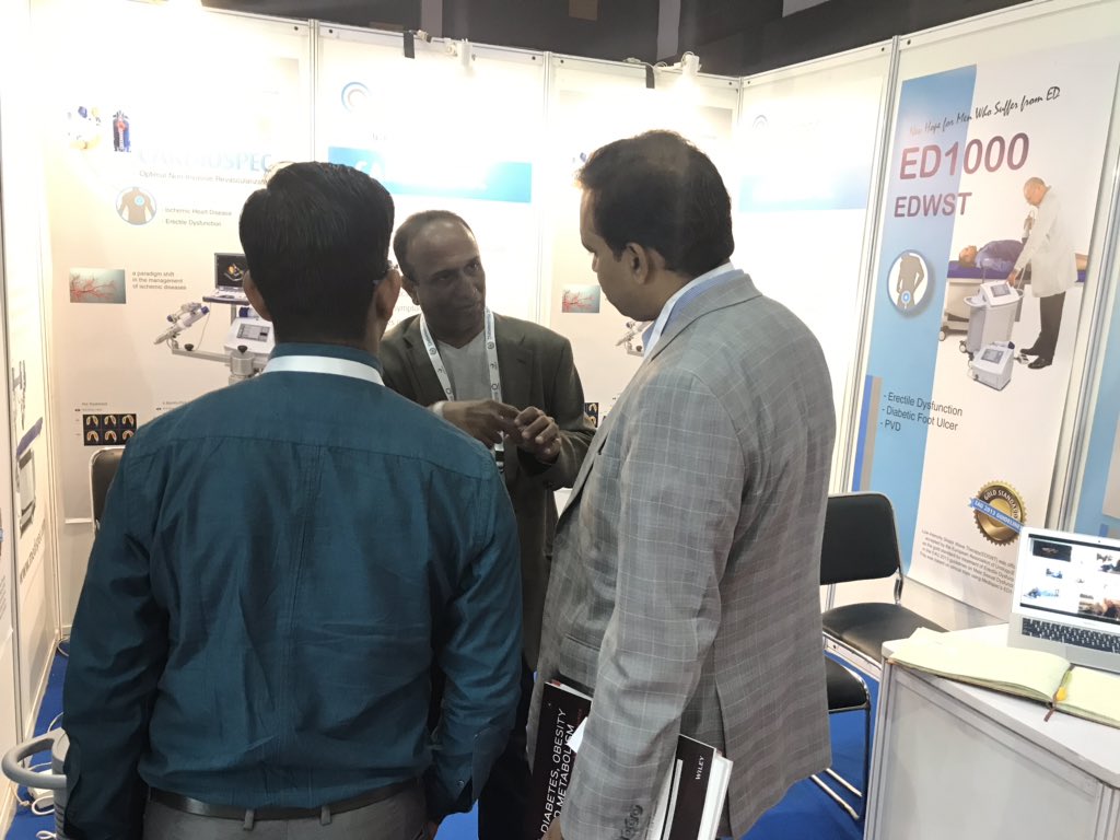 shockwaveindia's tweet photo. #SexualHealthTalk #ErectileDysfunction #ShockWaveTherapy #diabetesindia2019 #Medispec #medixinfo we are at 9th World Congress Of Diabetes, Jaipur . Looking forward to meet you to share more about Non Invasive Revascularisation In Ischemic conditions https://t.co/aKfDxk7fhT