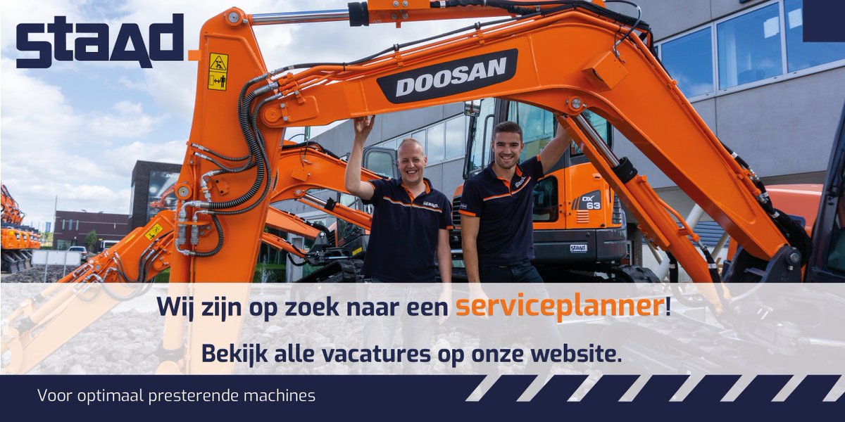 StaadGroep's tweet photo. Het is weer tijd voor Vacature Vrijdag! Ben jij op zoek naar een functie waarbij het belangrijk is om het overzicht te bewaren? Solliciteer op de functie van service planner: https://t.co/OCFGvpsycl #vacature #serviceplanner #planning #planner #werkenbij #staadgroep #staadkracht https://t.co/q4uZatx3t7