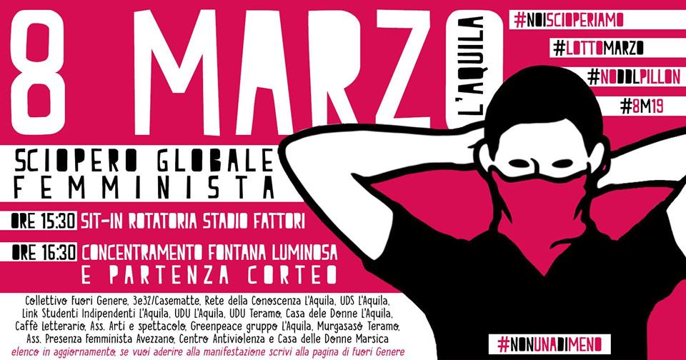 FuoriGenere's tweet photo. #lottomarzo incrociamo le braccia e scendiamo in strada. Aderiamo allo #scioperofemminista contro le politiche patriarcali, classiste e razziste di questo governo. #nopillon #save194 #nonunadimeno https://t.co/MYCVBtYlqO