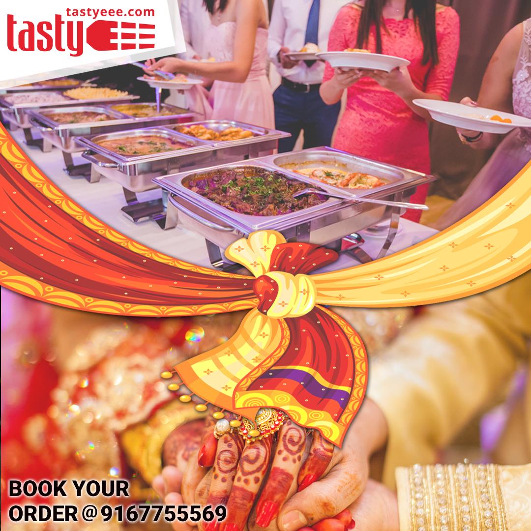 tastyeee_com's tweet photo. A wedding is a special occasion where you find the right person for every moment.Celebrate your wedding for a lifetime memorable moment with high-quality delicious food and more tasty 😋 flavors by https://t.co/l8U0ZM68Se 
Hurry up !!
Book your order @ 9167755569 https://t.co/xghmHc1mdV
