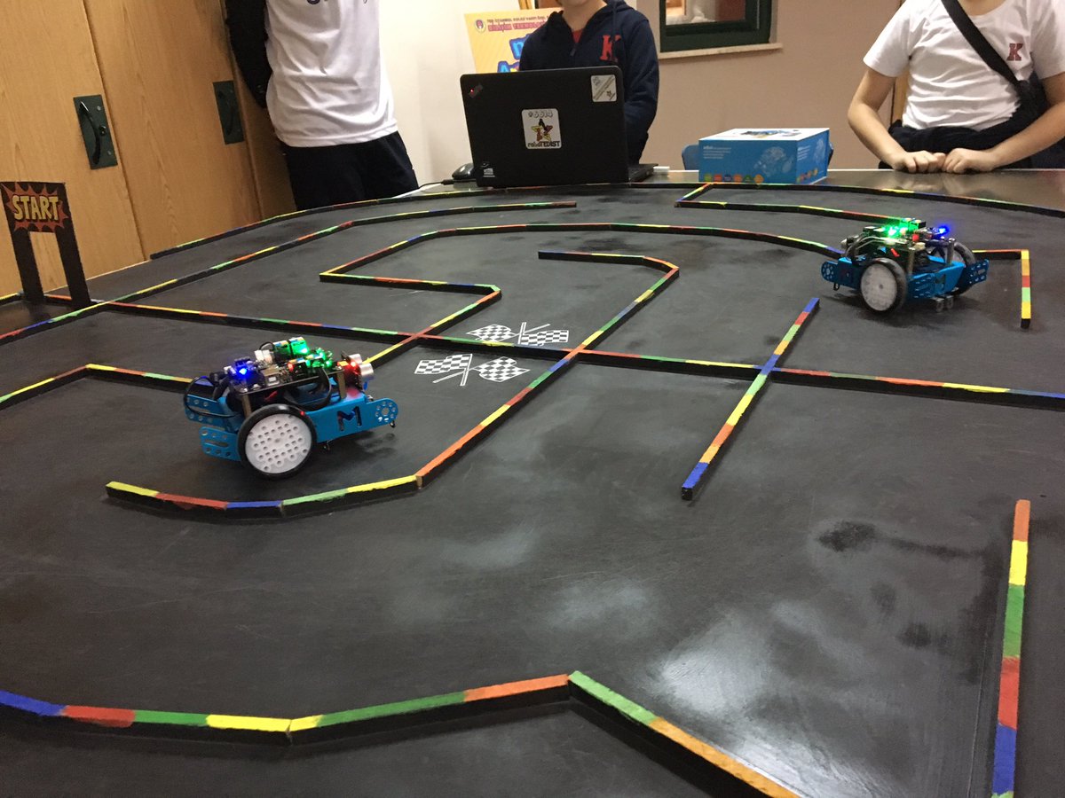 Bir klasik haline gelen araba yarışımız #tedistanbulstemsfest #mbot #öğrenciprojeleri