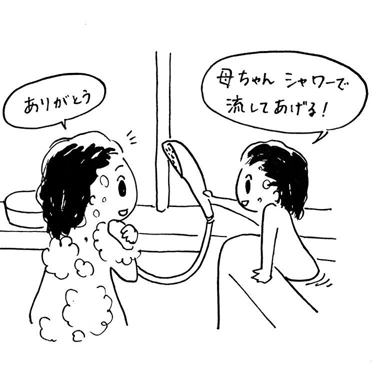 変なポーズさせられた。次女3歳の頃。 