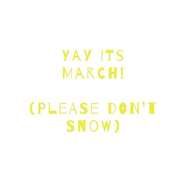 Oh hey March! 
You’re my favourite ✨Oh hey March! 
You’re my favourite ✨