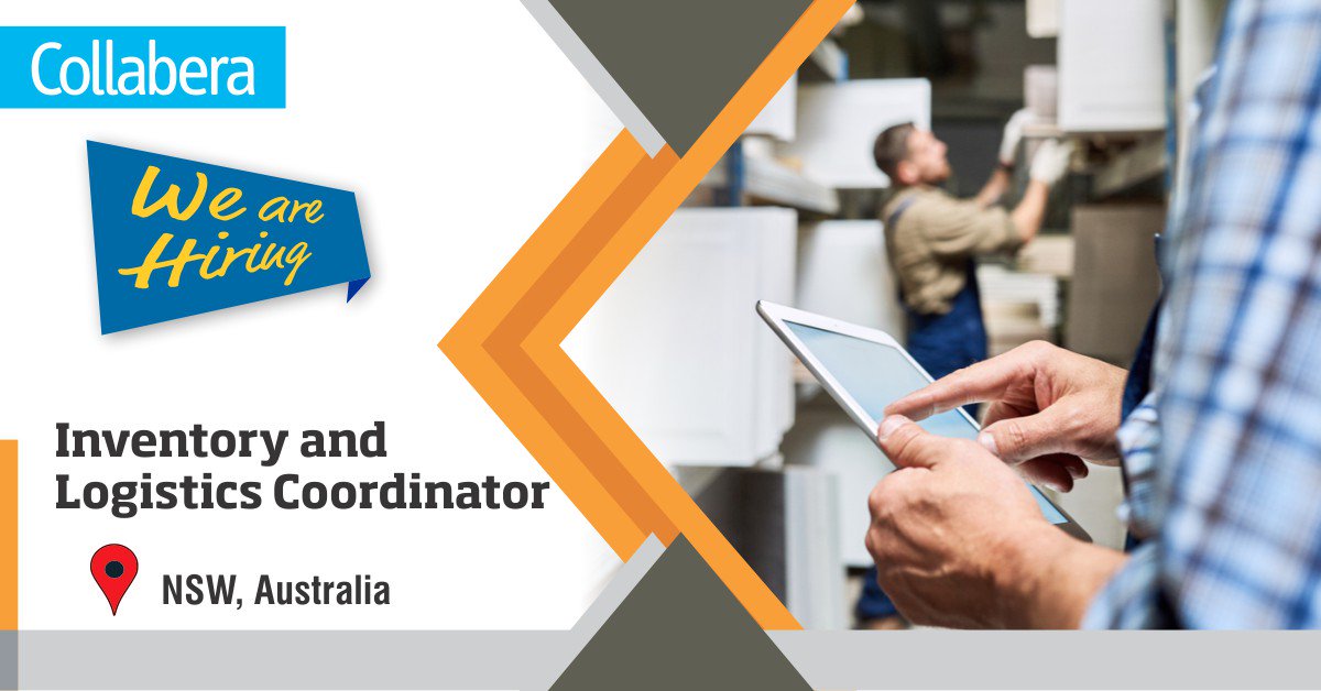 CollaberaAu's tweet photo. Looking for a change? Here is a great opportunity for #InventoryandLogisticsCoordinator to join our client team in #NSW #Australia

Apply now: https://t.co/rYRAVyMv7I

#TalentAcquisition #Recruiting #Recruitment #Technology #Careers #EngineeringJobs #JobsinAustralia https://t.co/K7ylkxNC5N