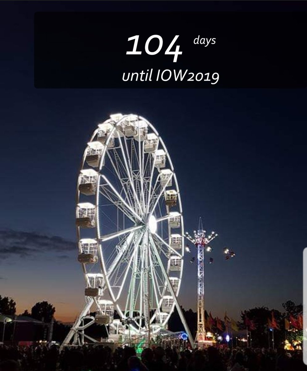 gemmbird82's tweet photo. #FridayCountdown #AlmostDoubleDigits #IOW2019 #TeamIOW19 #DrunkInAField #AreaWeThereYet https://t.co/fT3KXxUQ2x