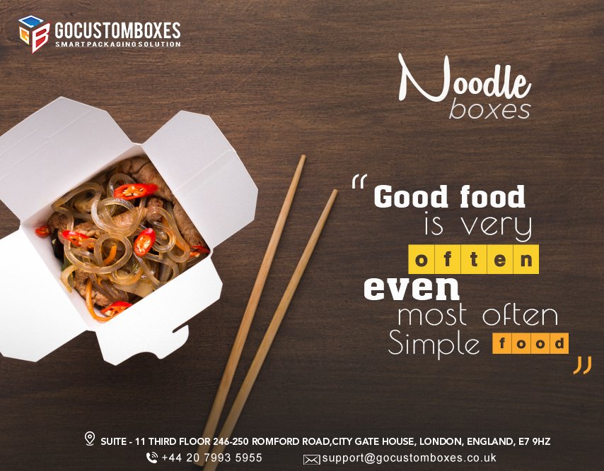 Customize Your Noodle Boxes With Go Custom Boxes!
Grab Now: bit.ly/1Yis8en
#NoodleBoxes #chinesefood #foodie #soupcups #CustomBoxes #Packaging #GoCustomBoxes #UK