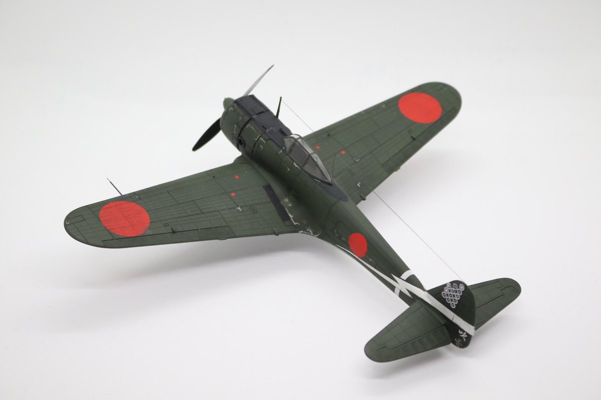 よね No Twitter ニチモ 1 48 隼一型 完成しました 塗装は ビルマの桃太郎 こと 飛行第五十戦隊の穴吹 智軍曹 乗機です