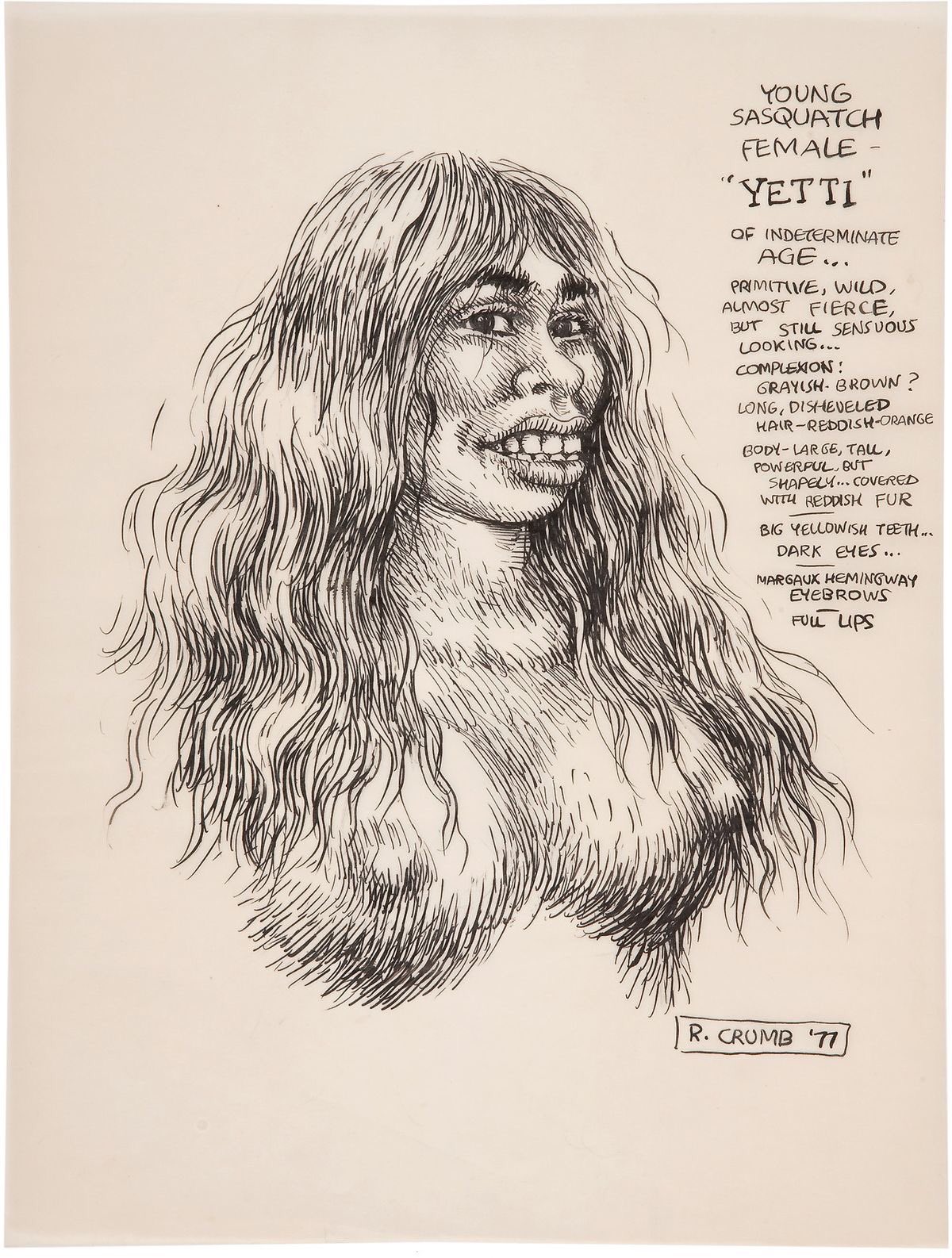 “In the late 1970s, Robert Crumb briefly worked on a film version of his 19...