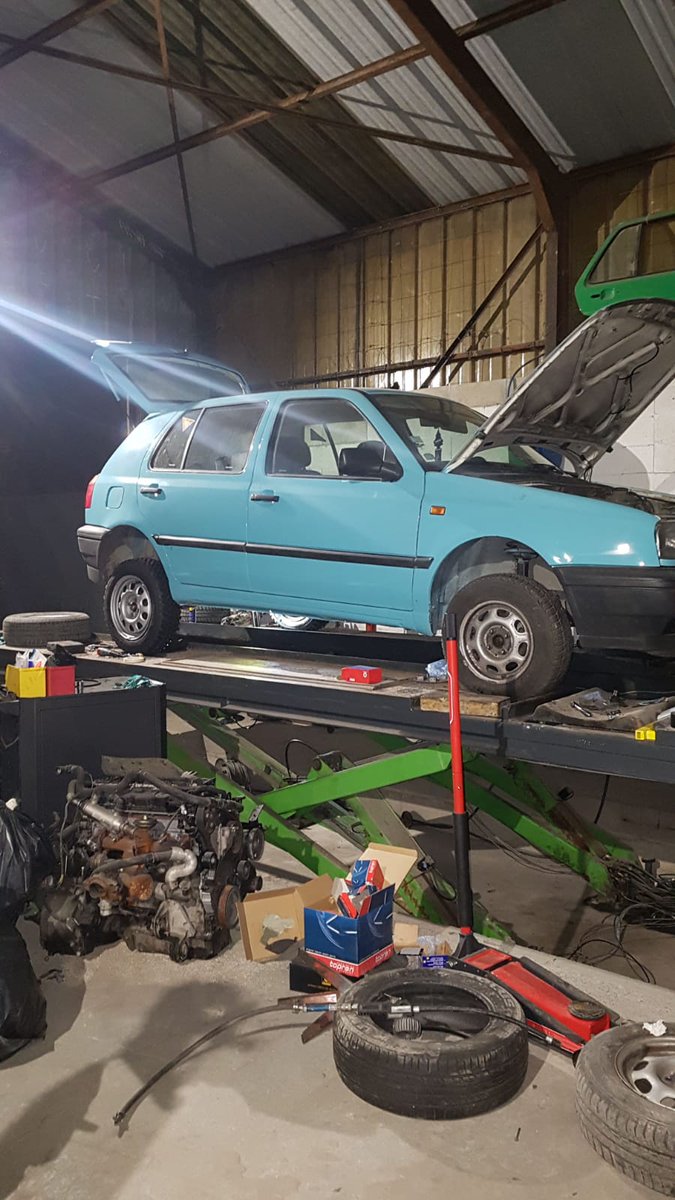 40 serán los coches que participen en la vwgolfchallenge #2019. Se acerca la hora de partir, hora de los últimos retoques!