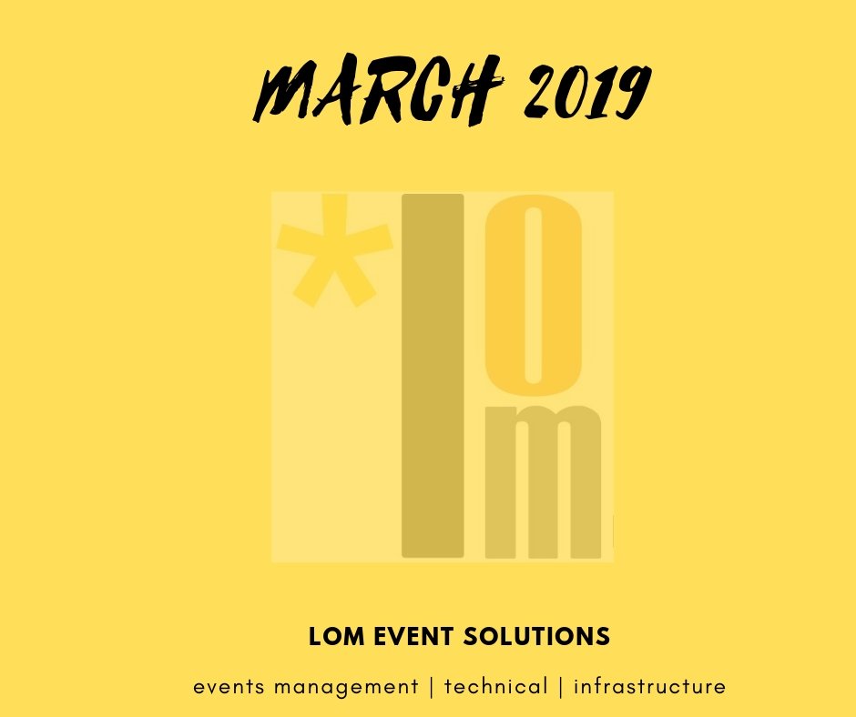 lomevents's tweet photo. #NewMonth
#March #March2019 3rd Month of 2019 - thinking of hosting an event? Give us a dial and let us take care of your event requirements :) 
From technical, infrastructure, coordination.... we've got you covered! info@lomes.co.za / 0318296460 
#LOM #LOMES #LOMEventSolutions https://t.co/nmnDdYaeHV