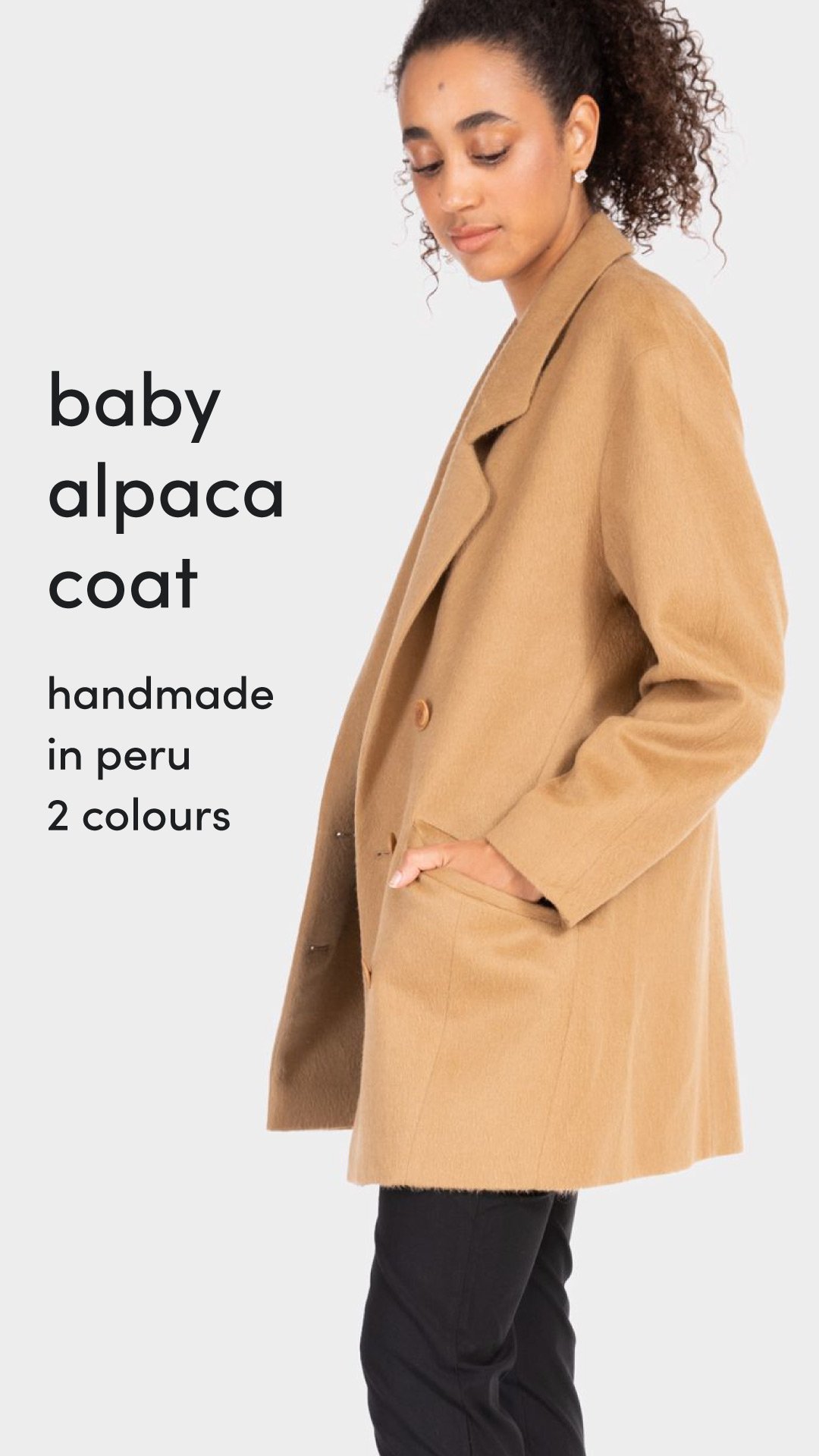 Grana alpaca coat deals