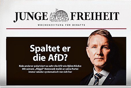 SebFriedrich's tweet image. Dieter Stein und die Junge Freiheit attackieren Björn Höcke frontal. Die vernichtende Kritik ("ideologisches Irrlicht") und die wutentbrannten Reaktionen der Höcke-Fans zeigen, wie brüchig die rechte Allianz ist. Die kommenden Monate dürften ziemlich lustig werden.