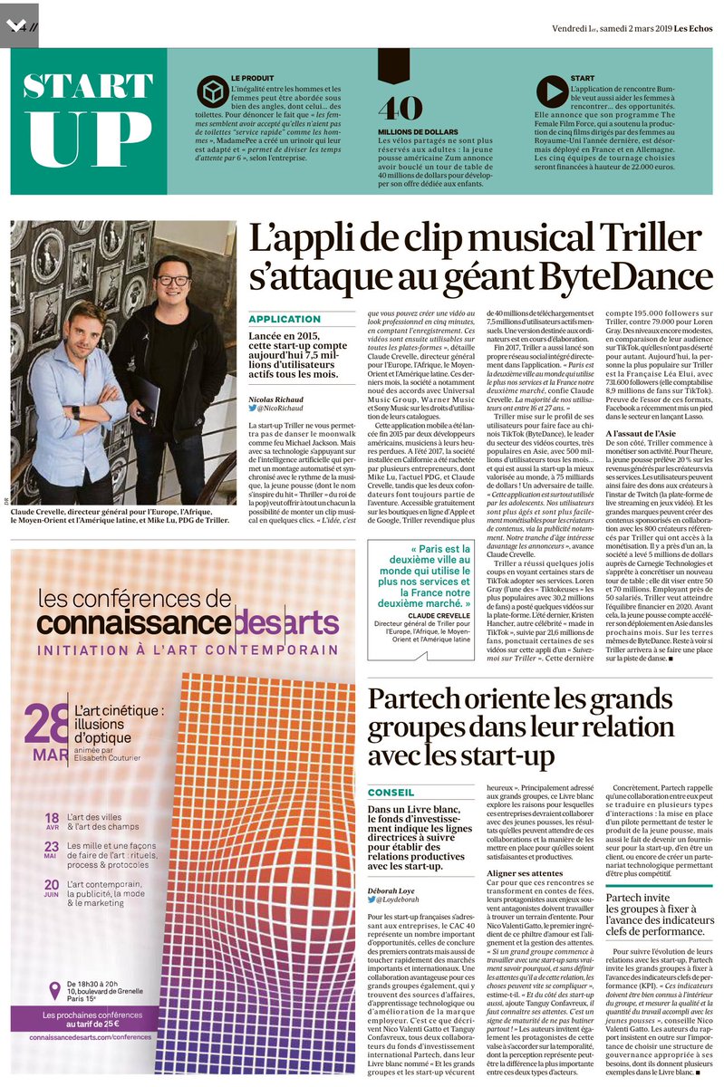 Le concurrent de Tiktok commence a lui faire de l’ombre sérieusement  : ⁦<a href="/triller/">TRILLER</a>⁩ ⁦<a href="/mlsauty/">sauty de chalon</a>⁩  #music #technology #ia #millenials